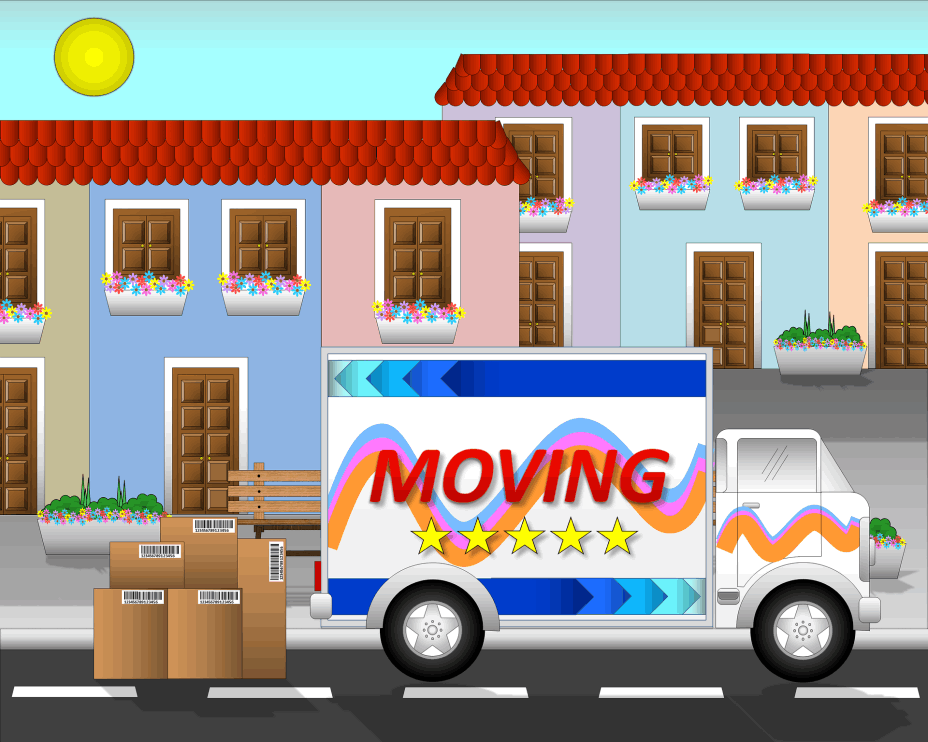 Furniture removal van image